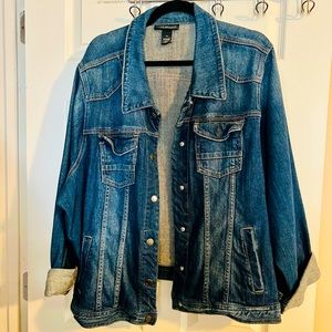 NWOT Lane Bryant denim jacket / sz 28W